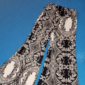 Wide leg palazzo pants